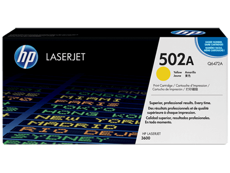 HP 501A Yellow Original LaserJet Toner Cartridge Q6472A HP 501A Yellow Original LaserJet Toner Cartridge Q6472A