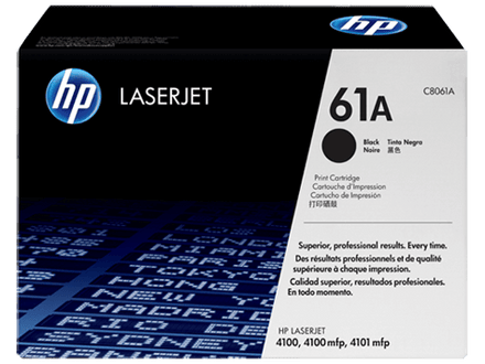 HP 61A Black Original LaserJet Toner Cartridge C8061A