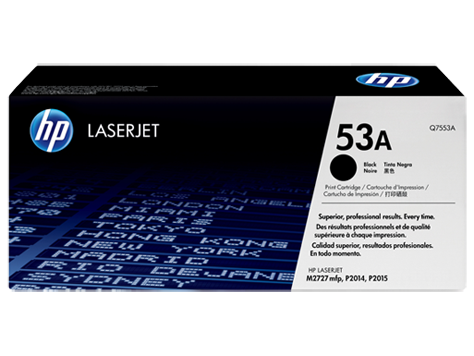 HP 53A Black Original LaserJet Toner Cartridge Q7553A HP 53A Black Original LaserJet Toner Cartridge Q7553A