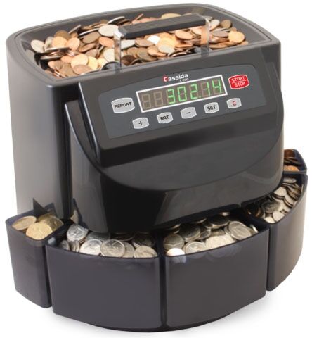 Cassida C200 Coin Counter and Sorter Cassida C200 Coin Counter and Sorter