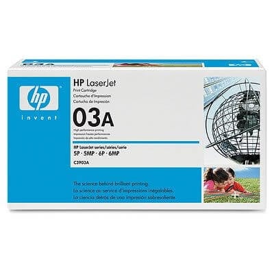 HP 03A Black Original LaserJet Toner Cartridge C3903A