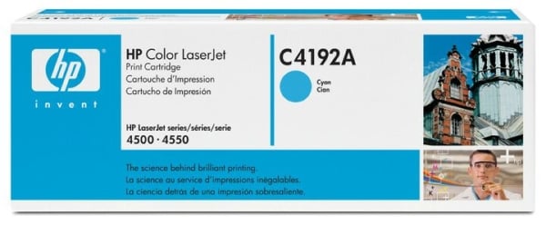 HP Color LaserJet C4192A Cyan Original Toner Cartridge HP Color LaserJet C4192A Cyan Original Toner Cartridge