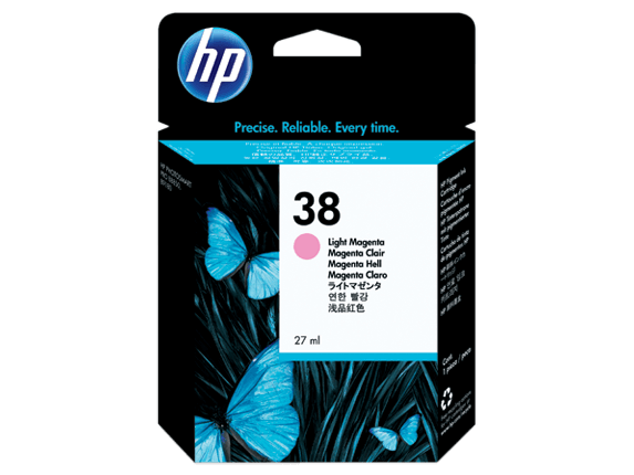 HP 38 Light Magenta Original Ink Cartridge C9419A HP 38 Light Magenta Original Ink Cartridge C9419A