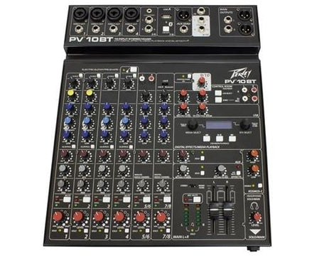 Peavey PV-10BT Compact 10 Channel Mixer With Bluetooth