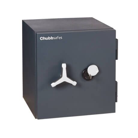 CHUBB DUOGUARD MODEL 150, 1 KEYLOCK + 1 KEYLESS COMBINATION LOCK WITH 2 SHELVES