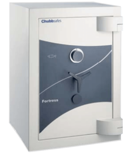 CHUBBSAFES FORTRESS SAFE SIZE 2 WITH 1 KEY LOCK + 1 KEYLESS COMBINATION LOCK CHUBBSAFES FORTRESS SAFE SIZE 2 WITH 1 KEY LOCK + 1 KEYLESS COMBINATION LOCK