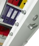 Chubbsafe Archive M-325 Protection Against Burglary and Fire with 3 Shelves & Key lock Security Cabinet Chubbsafe Archive M-325 Protection Against Burglary and Fire with 3 Shelves & Key lock Security Cabinet