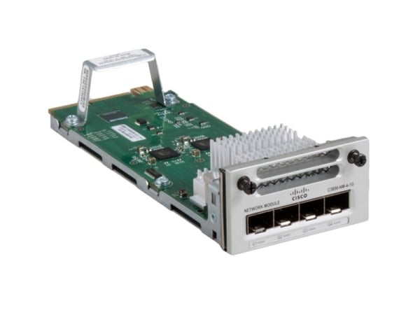 Cisco Catalyst 3850 Switch 4 x Gigabit Ethernet Expansion Network Module Cisco Catalyst 3850 Switch 4 x Gigabit Ethernet Expansion Network Module