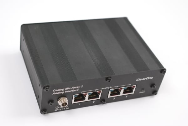 ClearOne 910-6200-103 Ceiling Mic Array Analog X Interface Box ClearOne 910-6200-103 Ceiling Mic Array Analog X Interface Box