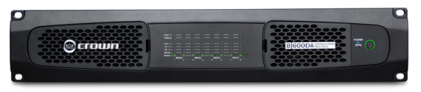 Crown DCi 8|600DA Eight Channels 600W EU Dante-Enabled Amplifier