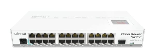 MikroTik CRS125-24G-1S-IN 20 Watt Cloud Router Switch MikroTik CRS125-24G-1S-IN 20 Watt Cloud Router Switch