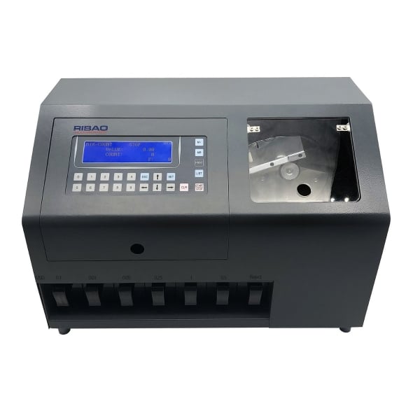 Ribao Cs610s+ Pro Ultra Heavy Duty Mixed Coin Counter And Sorter Ribao Cs610s+ Pro Ultra Heavy Duty Mixed Coin Counter And Sorter