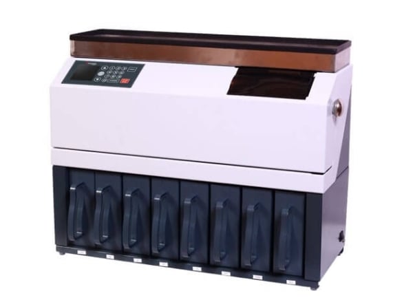 Cassida CS-800 Coin Counter and Sorter Automated Coin Sorting for Fast and Accurate Counting Machine
