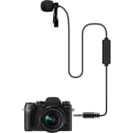 Comica Audio CVM-V01CP Omnidirectional Lavalier Microphone - 2.5m Cable Comica Audio CVM-V01CP Omnidirectional Lavalier Microphone - 2.5m Cable