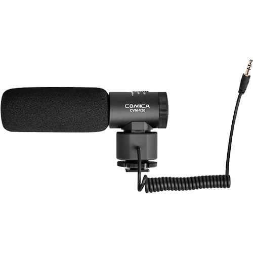 Comica Audio CVM-V20 Camera-Mount Shotgun Microphone Comica Audio CVM-V20 Camera-Mount Shotgun Microphone