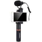 Comica Audio CVM-VM10-K1 Camera-Mount Shotgun Microphone with Grip Handle for Smartphones Comica Audio CVM-VM10-K1 Camera-Mount Shotgun Microphone with Grip Handle for Smartphones