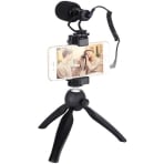 Comica Audio CVM-VM10-K2 Camera-Mount Shotgun Microphone with Tripod for Smartphones Comica Audio CVM-VM10-K2 Camera-Mount Shotgun Microphone with Tripod for Smartphones