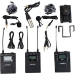 Comica Audio CVM-WM300A Wireless Microphone System with Rechargeable Batteries Comica Audio CVM-WM300A Wireless Microphone System with Rechargeable Batteries