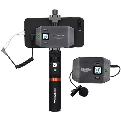 Comica Audio CVM-WS50H Wireless Handheld Microphone Bundle for Smartphones Comica Audio CVM-WS50H Wireless Handheld Microphone Bundle for Smartphones