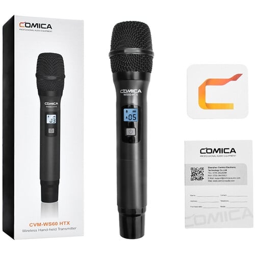 Comica Audio CVM-WS60 COMBO HTX Wireless Handheld Microphone Comica Audio CVM-WS60 COMBO HTX Wireless Handheld Microphone