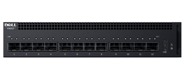 Dell Networking X4012 12x 10GbE SFP+ Ports Smart Web Managed Switch With 3 Years Warranty Dell Networking X4012 12x 10GbE SFP+ Ports Smart Web Managed Switch With 3 Years Warranty