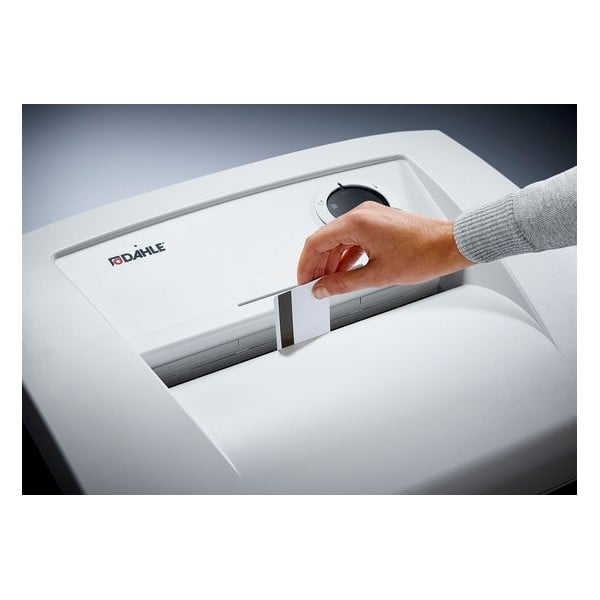 Dahle 410L PLUS P-4 26 Sheets 4 x 40 mm Heavy Duty Cross Cut Shredder Dahle 410L PLUS P-4 26 Sheets 4 x 40 mm Heavy Duty Cross Cut Shredder