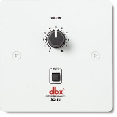 dbx ZC2 EU Wall-Mounted Zone Controller dbx ZC2 EU Wall-Mounted Zone Controller