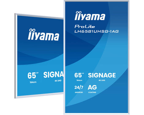 65" 4K UHD Digital Signage Display — Sleek, Flexible, and Ready for Any Creative Space – ProLite LH6581UHSG-1AG