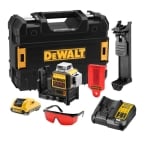 DEWALT DCE089D1R-GB 10.8V 30M Red Beam Multi Line Laser DEWALT DCE089D1R-GB 10.8V 30M Red Beam Multi Line Laser