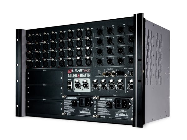 Allen & Heath DM32 128 x 64 I/O, 32/16 Sockets dLive MixRack Allen & Heath DM32 128 x 64 I/O, 32/16 Sockets dLive MixRack