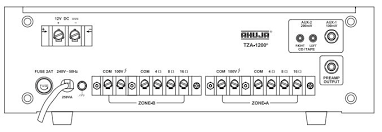 Ahuja TZA1200 2-Microphone 2-Aux Input PA Amplifier Ahuja TZA1200 2-Microphone 2-Aux Input PA Amplifier