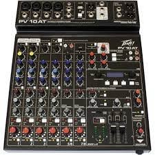 Peavey PV-10AT Auto-Tune Compact 10 Channel Mixer With Bluetooth And Antares