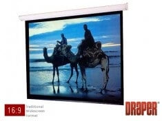 Draper Targa 160" Electric Projector Screen – 16:9, Matte White