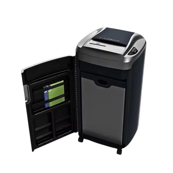 New United DT-200C P4 22 Sheets 60.6 Litres 3.9 x 38 mm Cross Cut Shredder New United DT-200C P4 22 Sheets 60.6 Litres 3.9 x 38 mm Cross Cut Shredder