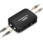 Comica Audio DUAL.LAV D03 UC Dual Omnidirectional Lavalier Microphones with Monitoring for USB Type-C Devices Comica Audio DUAL.LAV D03 UC Dual Omnidirectional Lavalier Microphones with Monitoring for USB Type-C Devices
