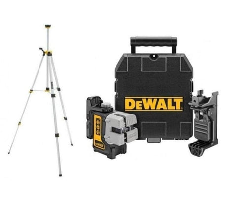 DEWALT DW089KTRI-XJ 15M Red Beam Multi Line Laser With New Tripod