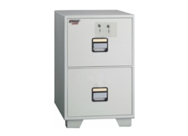 EAGLE SF-750-2TKX FIRE RESISTANT FILING CABINET, 2 DRAWERS, 2 KEYS LOCK EAGLE SF-750-2TKX FIRE RESISTANT FILING CABINET, 2 DRAWERS, 2 KEYS LOCK