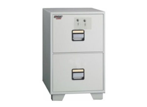 EAGLE SF-750-2TKX FIRE RESISTANT FILING CABINET, 2 DRAWERS, 2 KEYS LOCK