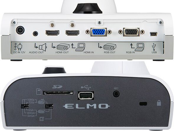 ELMO L‑12iD Interactive Document Camera – 12× Optical Zoom, Full HD ELMO L‑12iD Interactive Document Camera – 12× Optical Zoom, Full HD