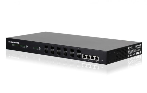 Ubiquiti EdgeSwitch 12 Fiber Gigabit Managed Network Switch Ubiquiti EdgeSwitch 12 Fiber Gigabit Managed Network Switch