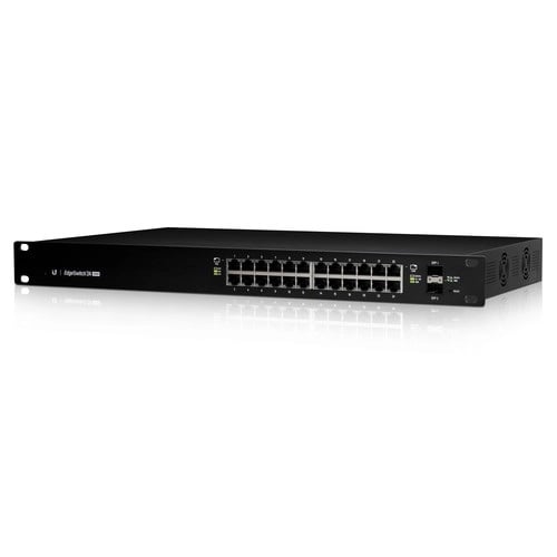 Ubiquiti EdgeSwitch 24-Port 250-W Managed PoE + Gigabit Switch with SFP Ubiquiti EdgeSwitch 24-Port 250-W Managed PoE + Gigabit Switch with SFP