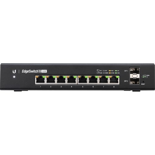 Ubiquiti EdgeSwitch 8-Port 150-Watt Managed PoE+ Gigabit Switch with SFP Ubiquiti EdgeSwitch 8-Port 150-Watt Managed PoE+ Gigabit Switch with SFP