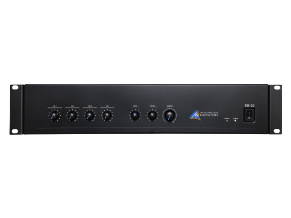 Australian Monitor ES120 4 channel 120W Mixer Amplifier Australian Monitor ES120 4 channel 120W Mixer Amplifier