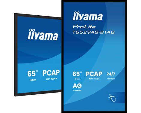 65" All-in-One PCAP Interactive Display for Smart Collaboration Spaces – ProLite T6529AS-B1AG