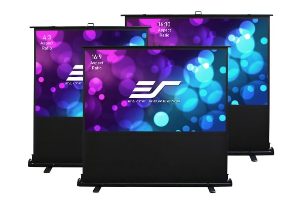 Elite Screens ezCinema 90" Tab-Tension Projection Screen – Portable Floor Stand