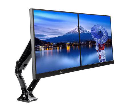 iiyama Sleek and Stylish Dual Gas Spring Arm - DS3002C-B1