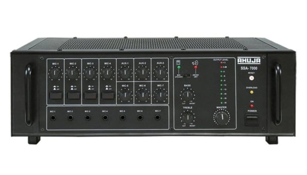Ahuja SSA7000 7-Microphone & 3-Aux Input Amplifier