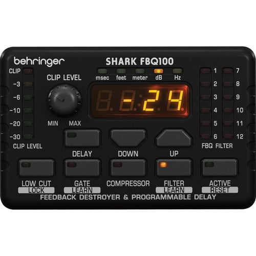 Behringer Shark FBQ100 Automatic Feedback Destroyer Behringer Shark FBQ100 Automatic Feedback Destroyer