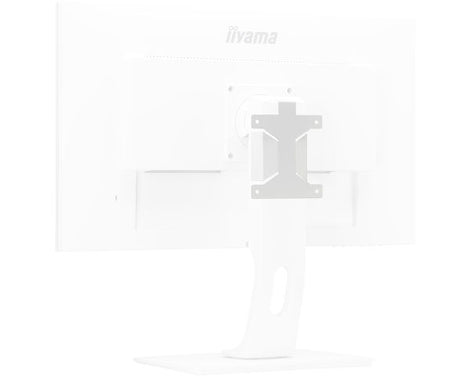 High quality bracket for mounting a Mini PC or Thin Client White - MD BRPCV04-W