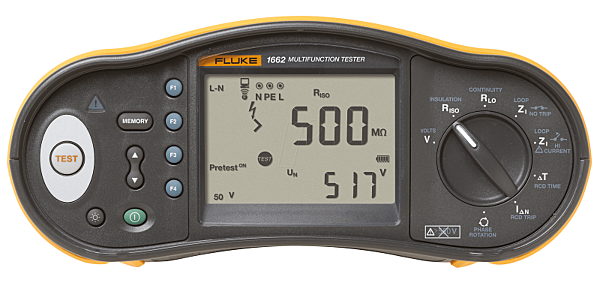Fluke 1662 SCH Multifunction Installation Tester Fluke 1662 SCH Multifunction Installation Tester